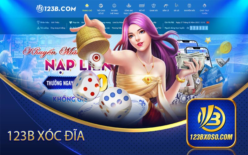 giao diện 1 sảnh chơi Baccarat tại 123B